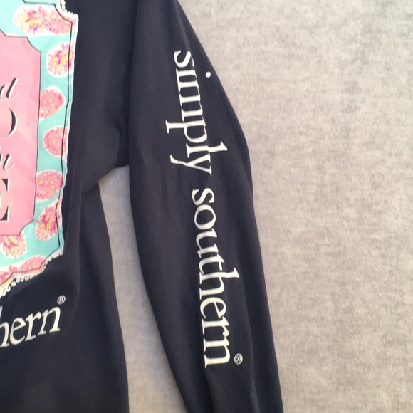 SIMPLY SOUTHERN Soft Comfy Long Line Long Sleeve Graphic Tee - Picture 8 of 14